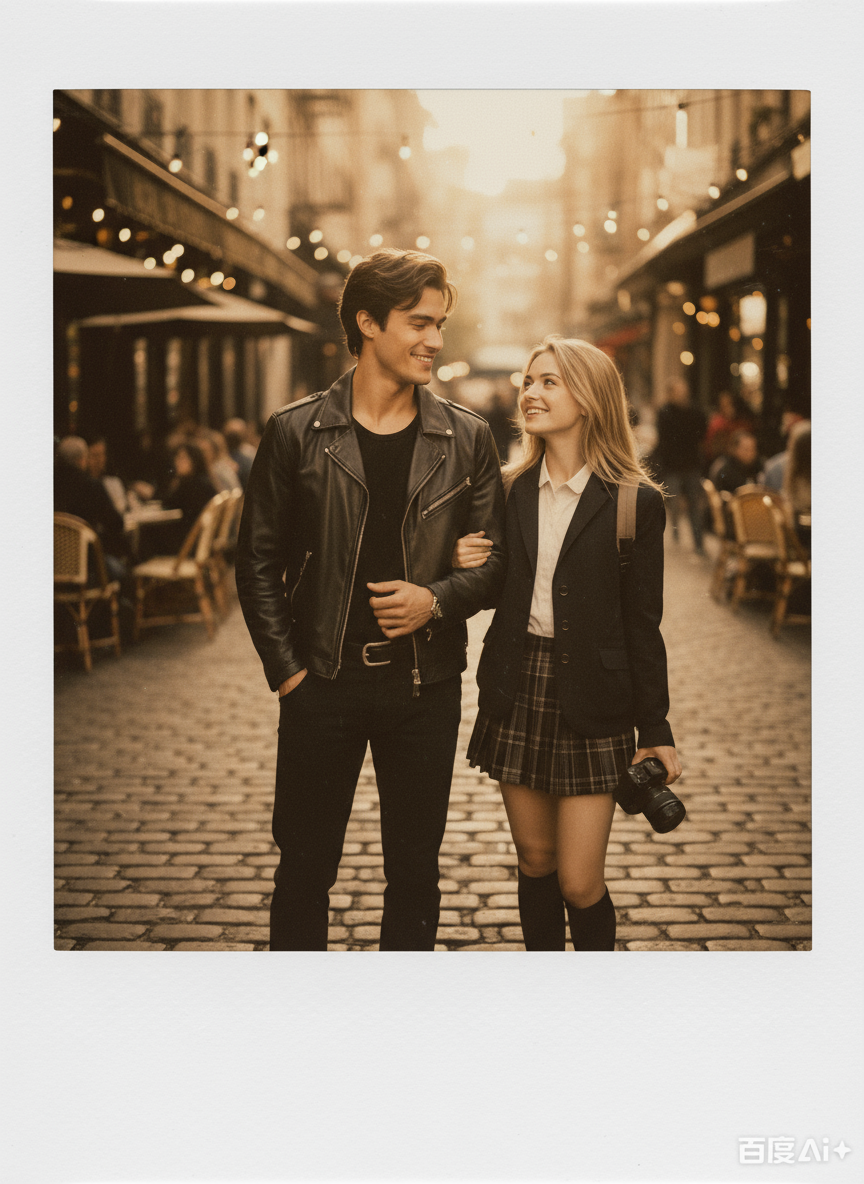 Merge Two People into One Polaroid Example