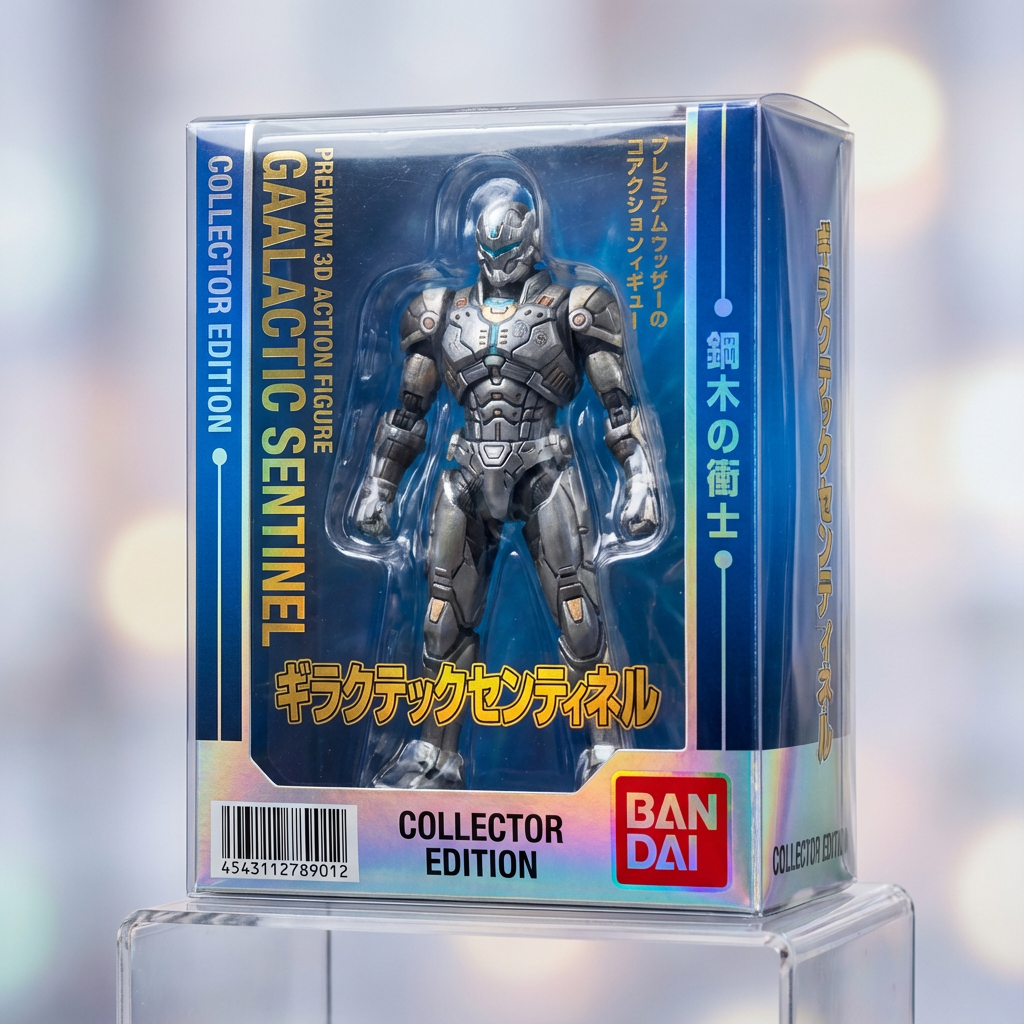3D BANDAI-Style Toy Figurine (#toyfigure)